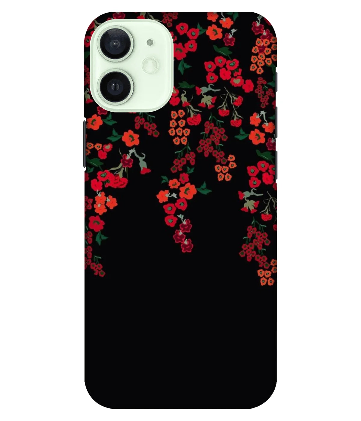 A product shot of a slim hard case with a colorful design.