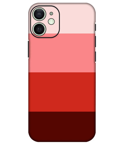 Image of a phone case featuring a mobile skin with a graphic design.