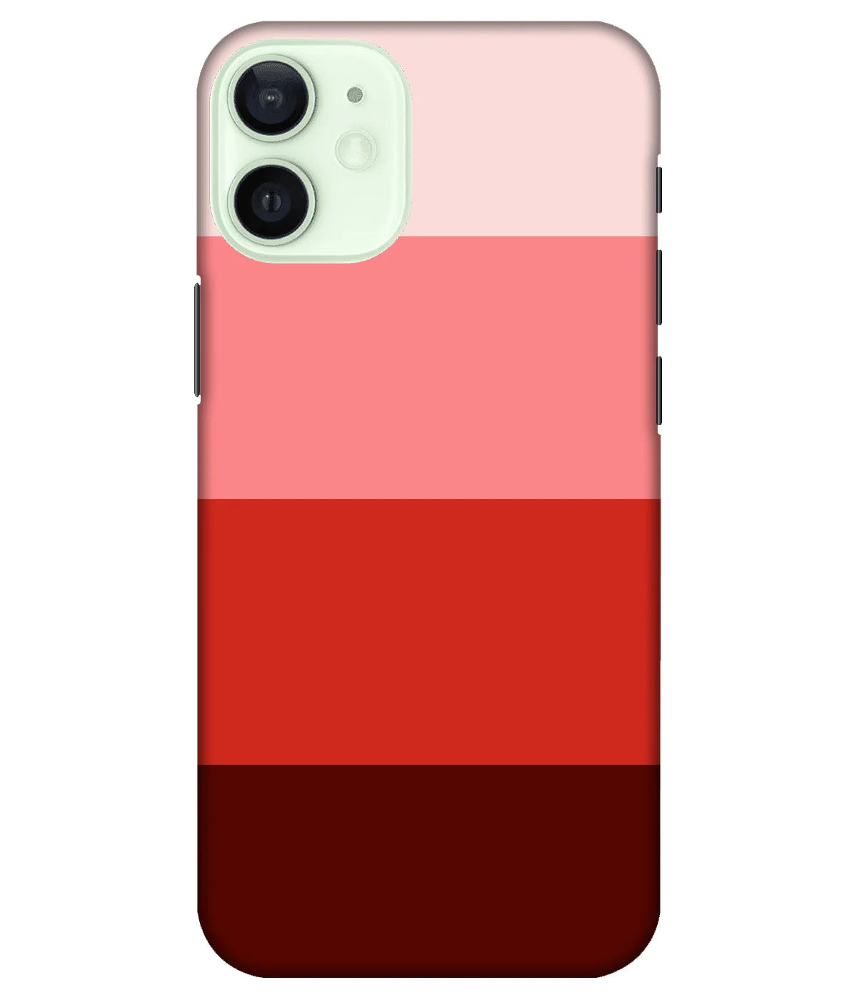 A product shot of a slim hard case with a colorful design.
