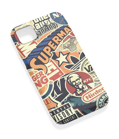 An angled view of a soft silicone case featuring a vibrant design.