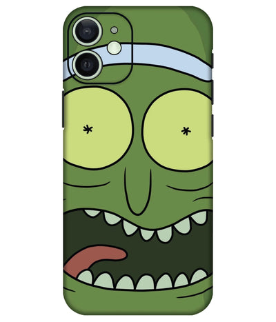 Image of a phone case featuring a mobile skin with a graphic design.