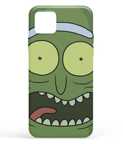 A front-on view of soft silicone phone case with a colorful design.