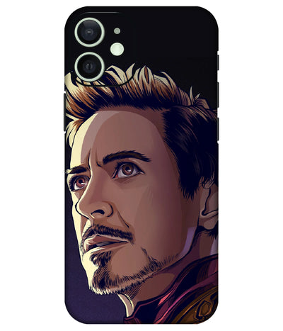 Image of a phone case featuring a mobile skin with a graphic design.