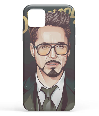 A front-on view of soft silicone phone case with a colorful design.