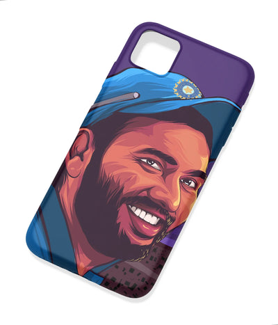 An angled view of a soft silicone case featuring a colorful design.