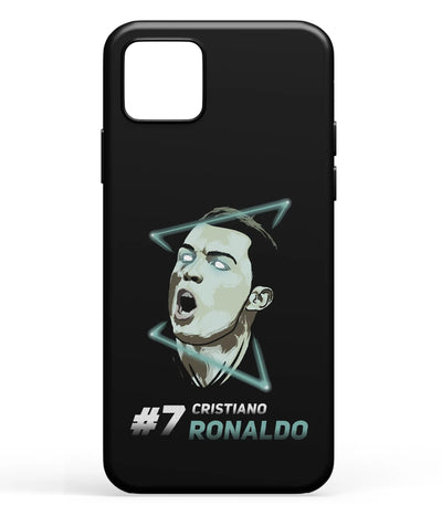 A front-on view of soft silicone phone case with a colorful design.