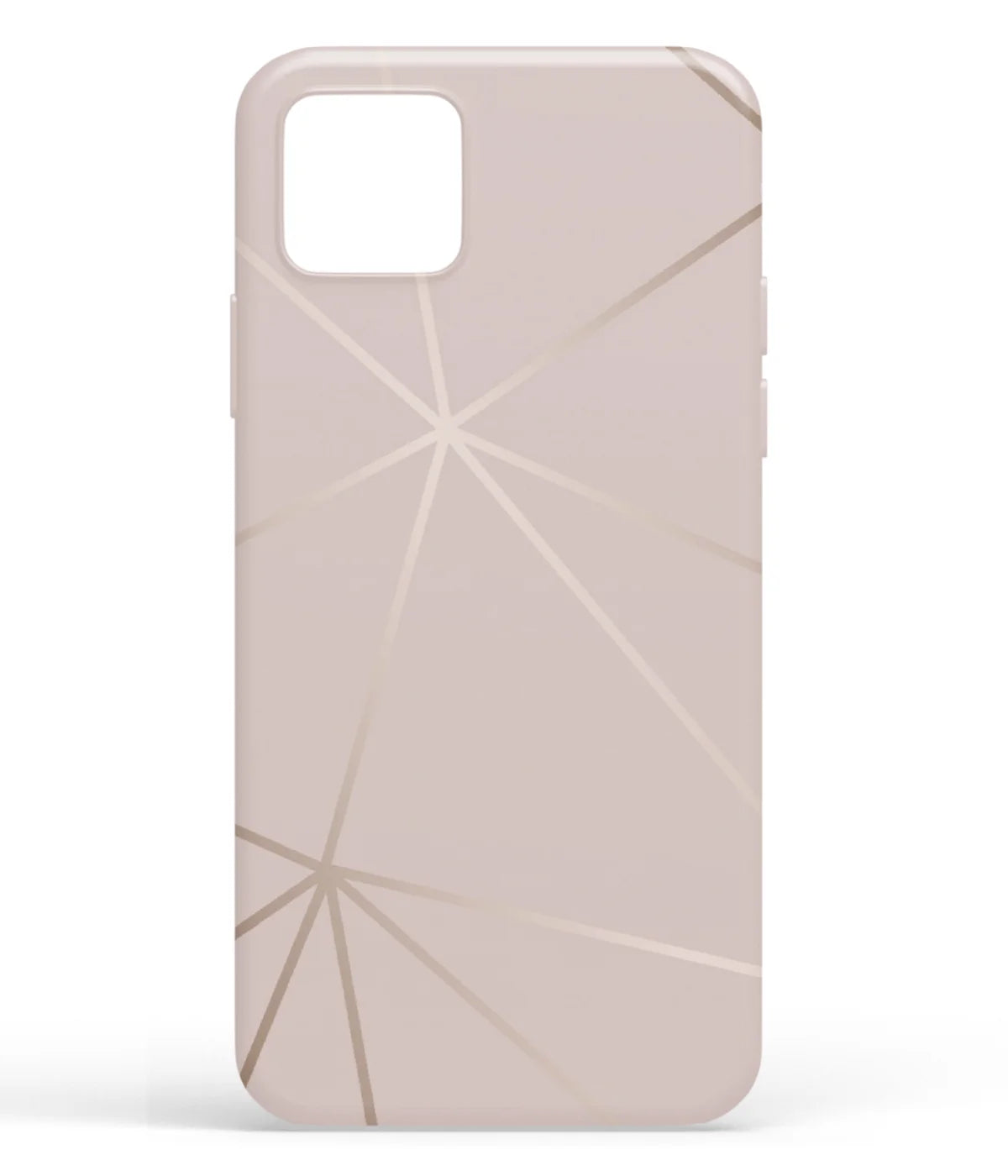 A front-on view of soft silicone phone case with a colorful design.