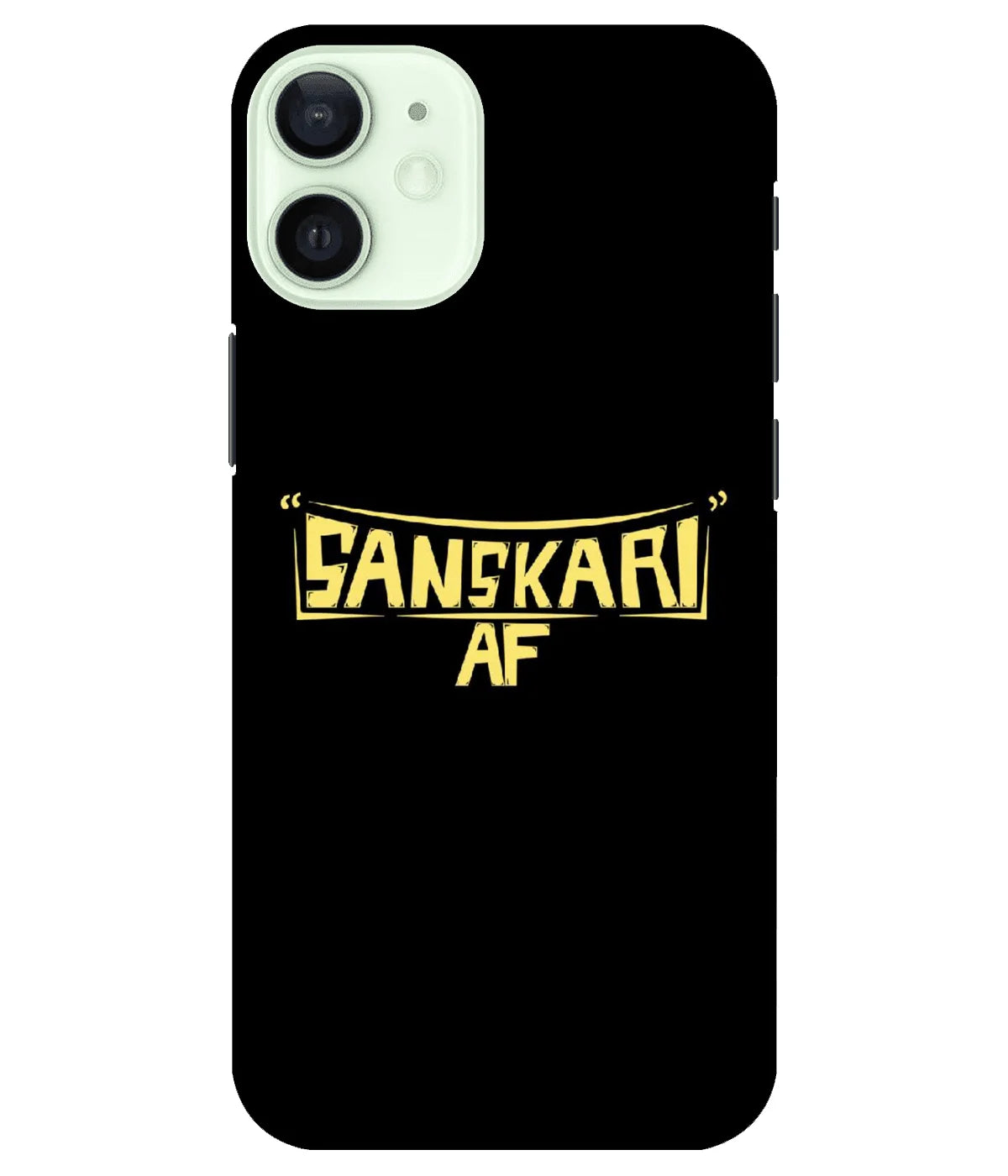 A product shot of a slim hard case with a colorful design.