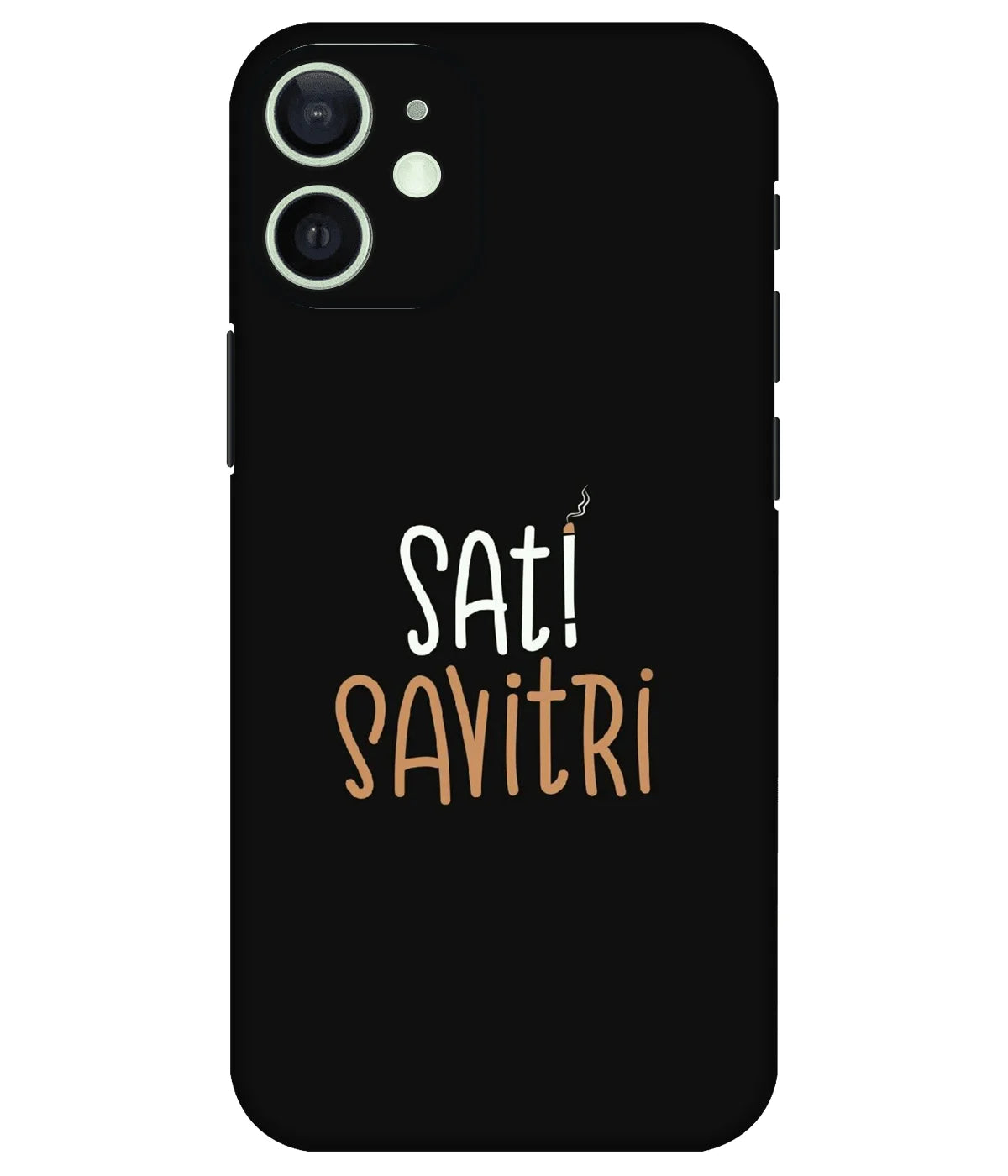 Image of a phone case featuring a mobile skin with a graphic design.