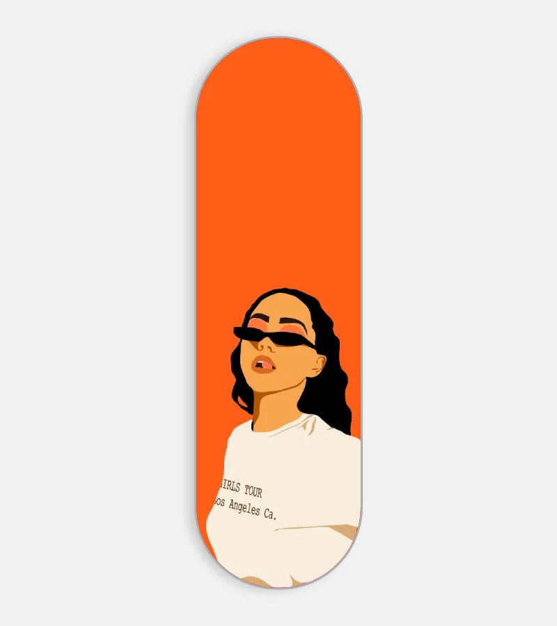 Savage Girl Artwork Phone Grip Slider