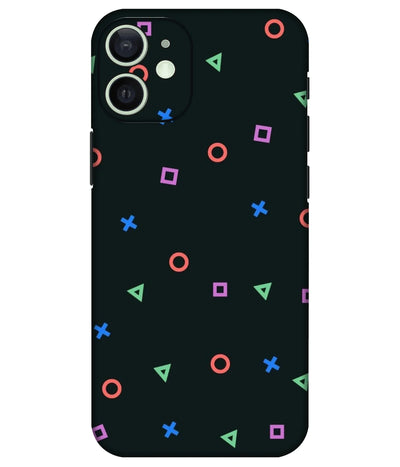 Image of a phone case featuring a mobile skin with a graphic design.
