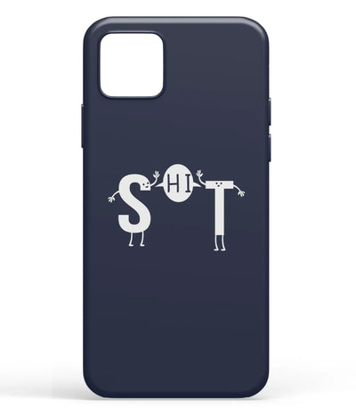 A front-on view of soft silicone phone case with a colorful design.