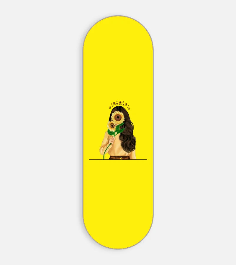 Shy Girl Artwork Phone Grip Slider