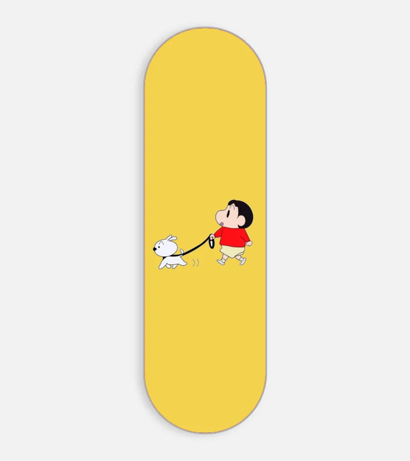 Sinchan With Dog Phone Grip Slider
