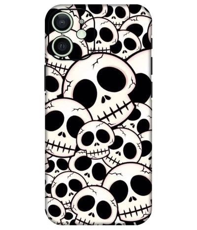 Image of a phone case featuring a mobile skin with a graphic design.