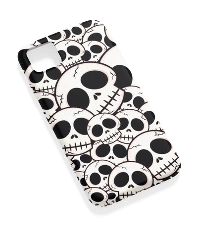 An angled view of a soft silicone case featuring a vibrant design.