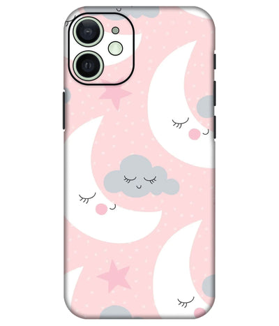 Image of a phone case featuring a mobile skin with a graphic design.
