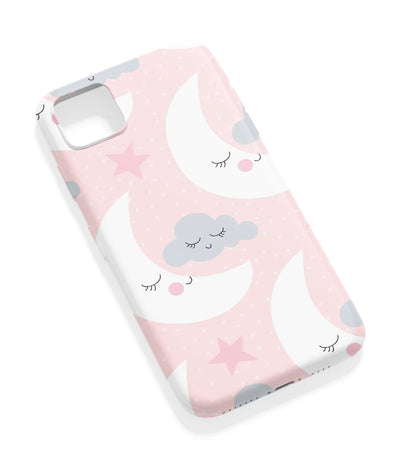 An angled view of a soft silicone case featuring a vibrant design.