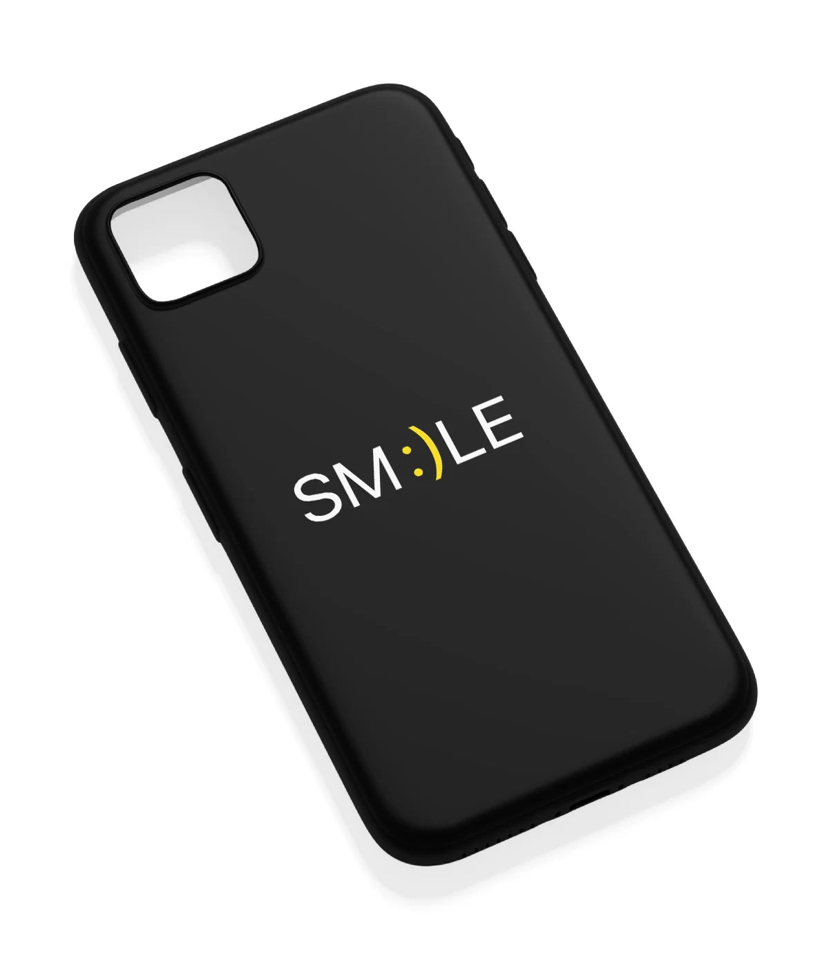 An angled view of a soft silicone case featuring a vibrant design.