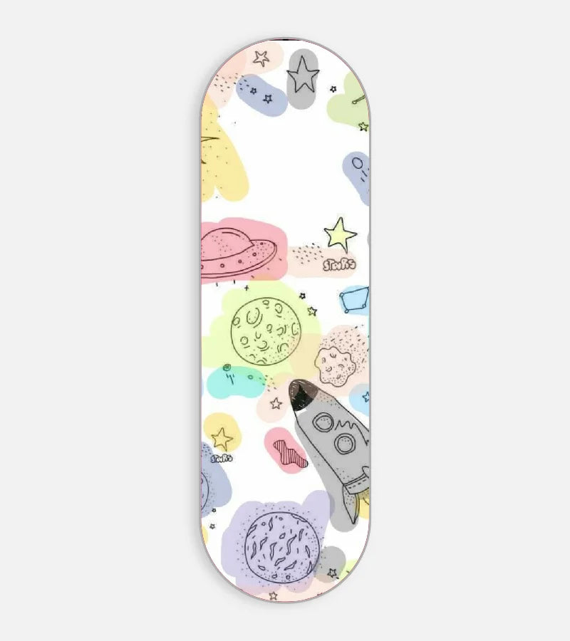 Space Art Pattern Phone Grip Slider