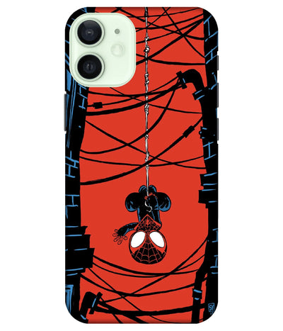 A product shot of a slim hard case with a colorful design.