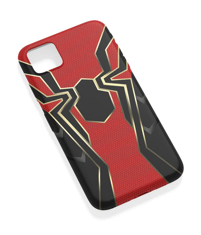 An angled view of a soft silicone case featuring a vibrant design.