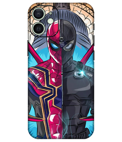 Image of a phone case featuring a mobile skin with a graphic design.
