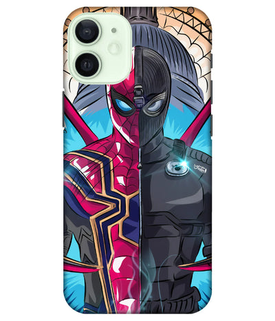 A product shot of a slim hard case with a colorful design.
