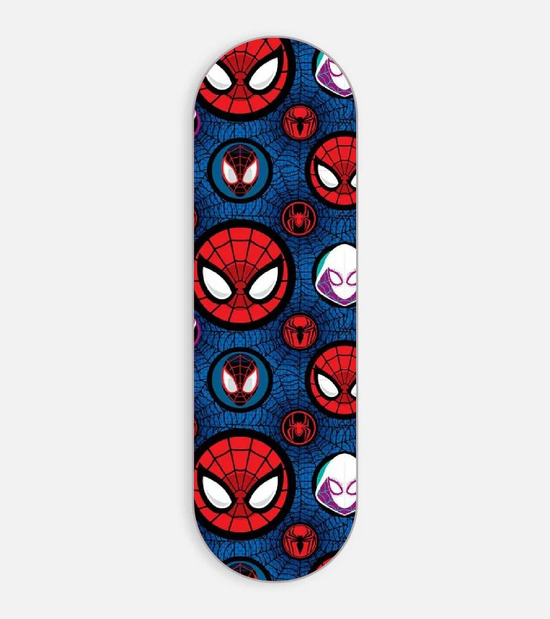 Spiderman Mask Pattern Phone Grip Slider