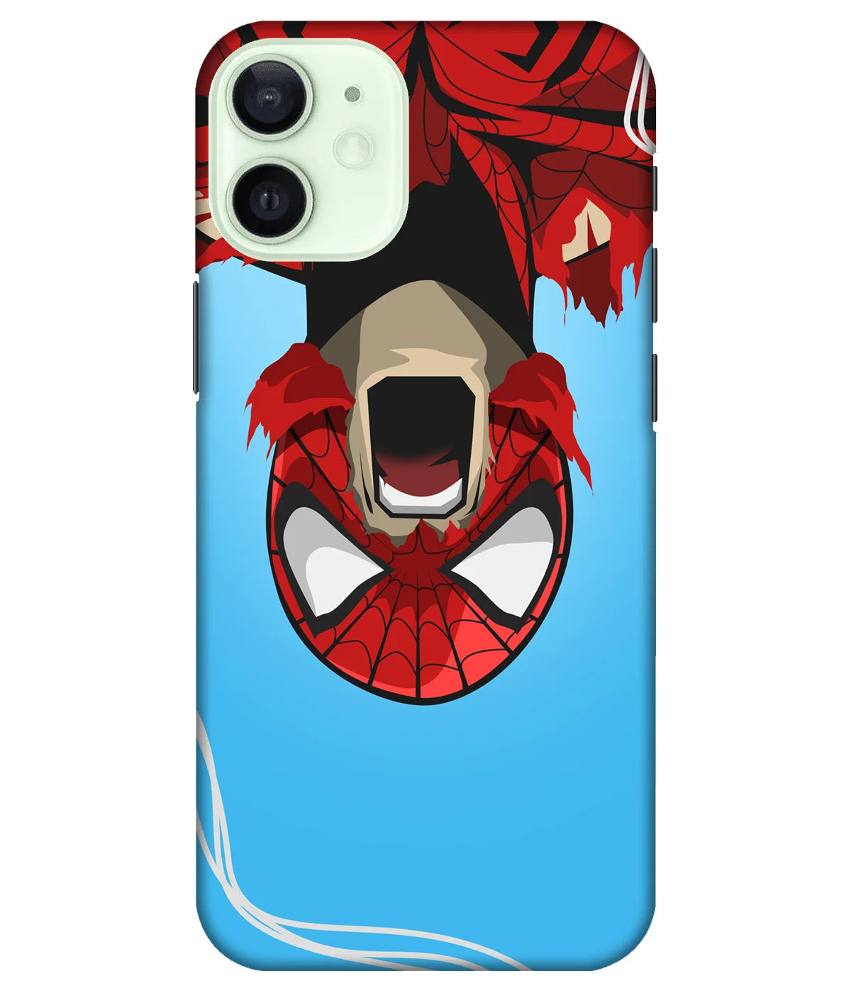 A product shot of a slim hard case with a colorful design.
