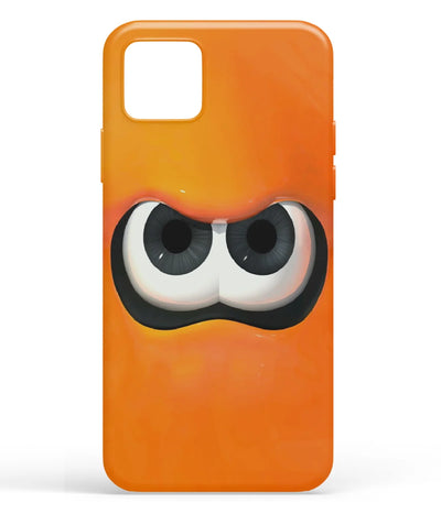 A front-on view of soft silicone phone case with a colorful design.