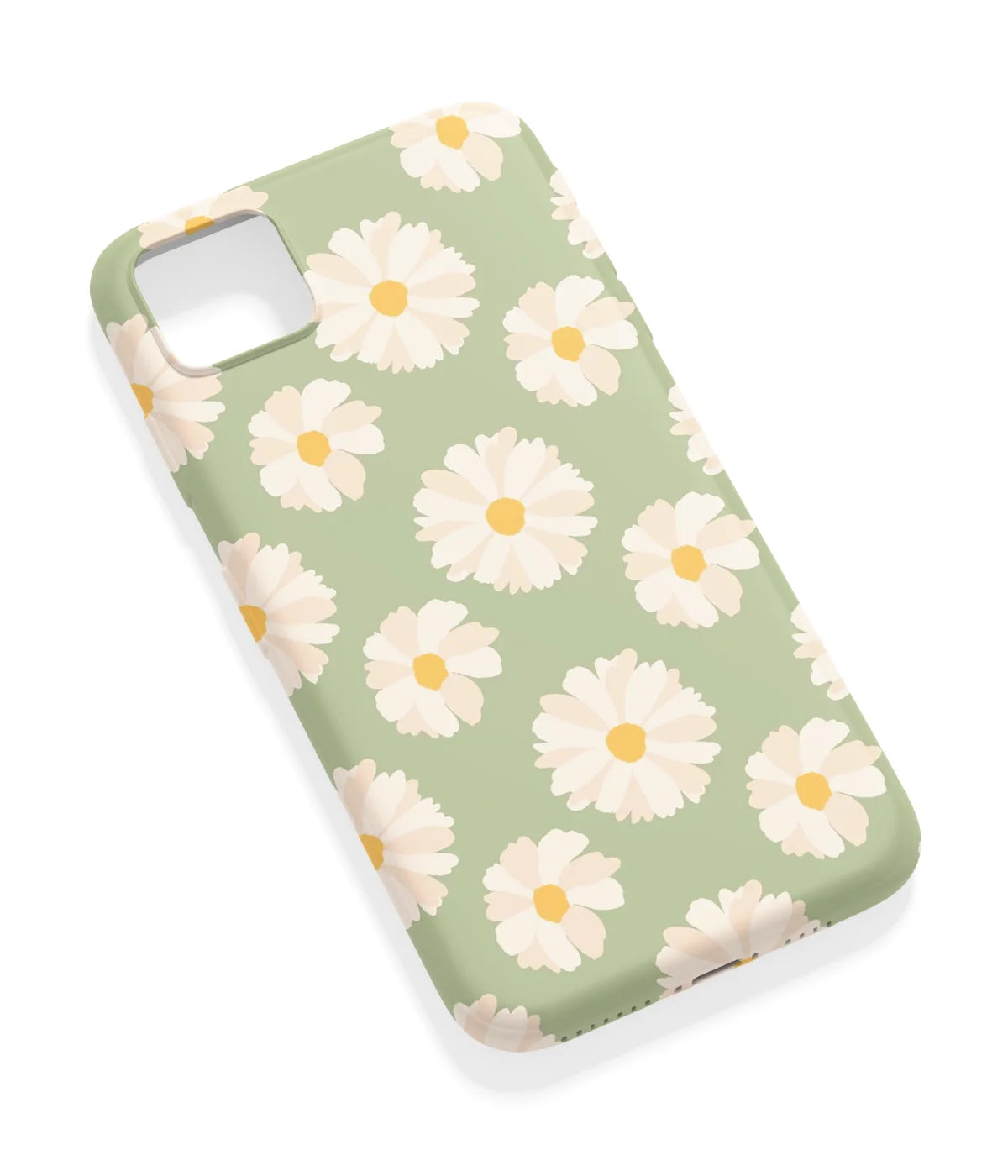 An angled view of a soft silicone case featuring a vibrant design.