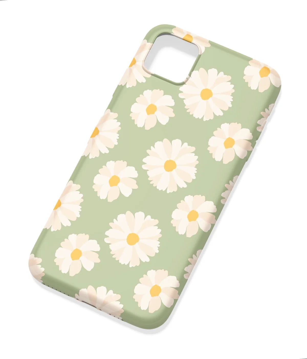 An angled view of a soft silicone case featuring a colorful design.
