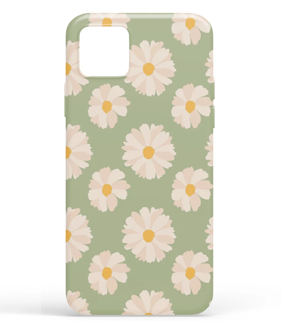 Spring Daisy Flower Pattern Soft Silicone Case