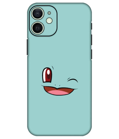 Image of a phone case featuring a mobile skin with a graphic design.