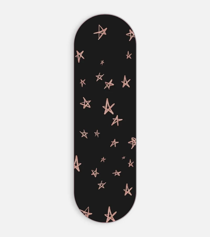 Star Pattern Black Phone Grip Slider