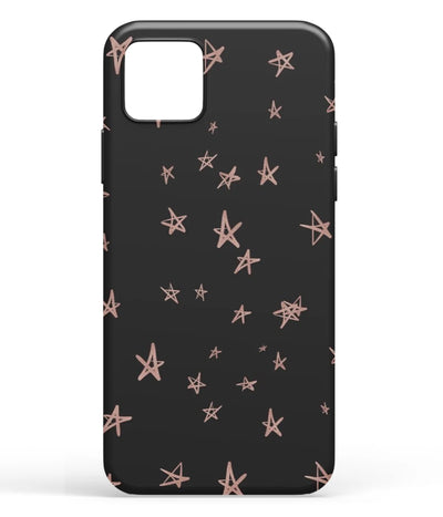 A front-on view of soft silicone phone case with a colorful design.