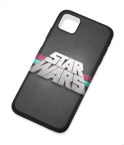 An angled view of a soft silicone case featuring a colorful design.