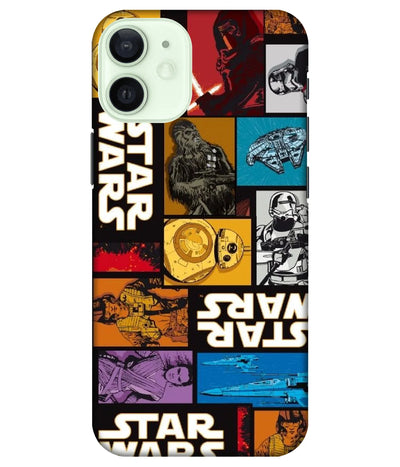 A product shot of a slim hard case with a colorful design.