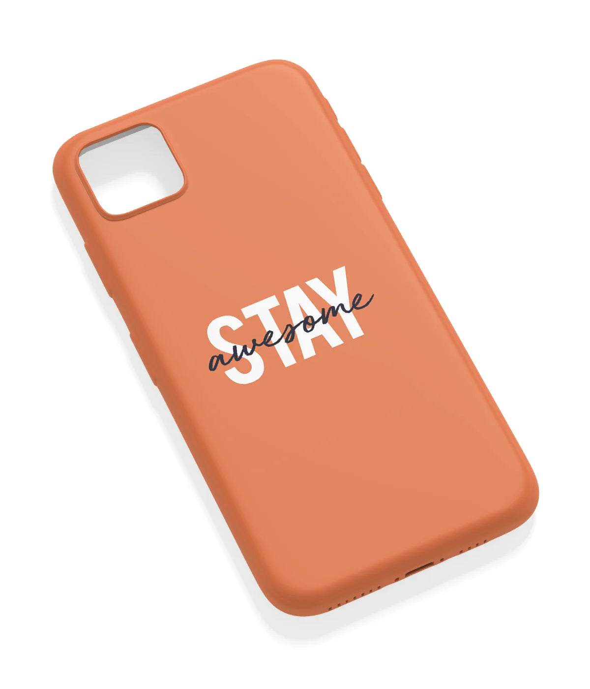An angled view of a soft silicone case featuring a vibrant design.