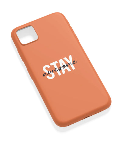 An angled view of a soft silicone case featuring a vibrant design.