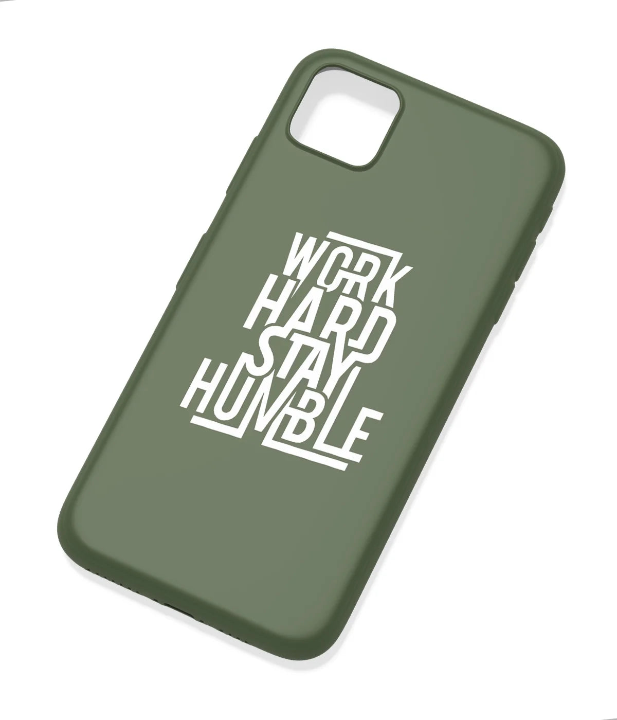An angled view of a soft silicone case featuring a colorful design.