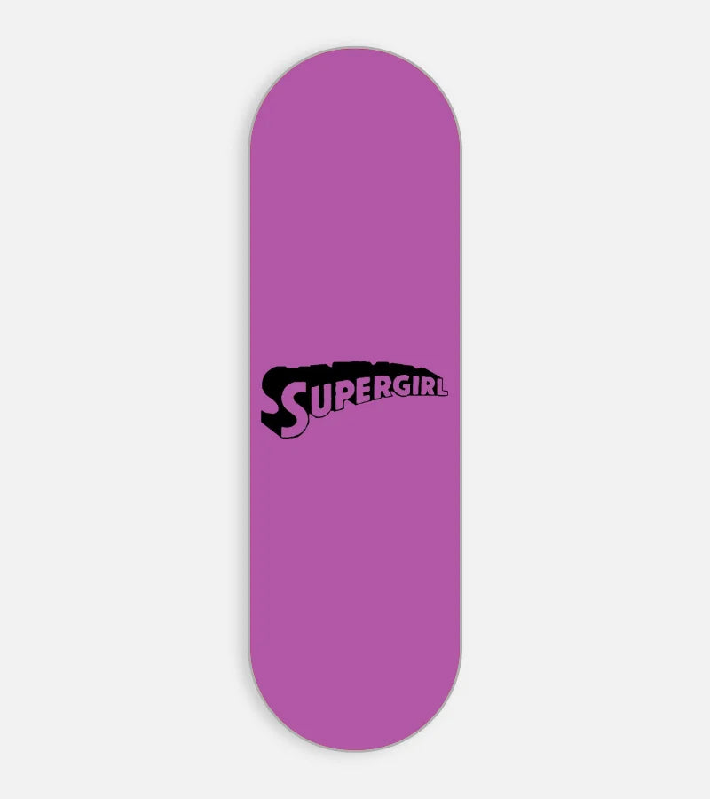 Super Girl Wordart Phone Grip Slider