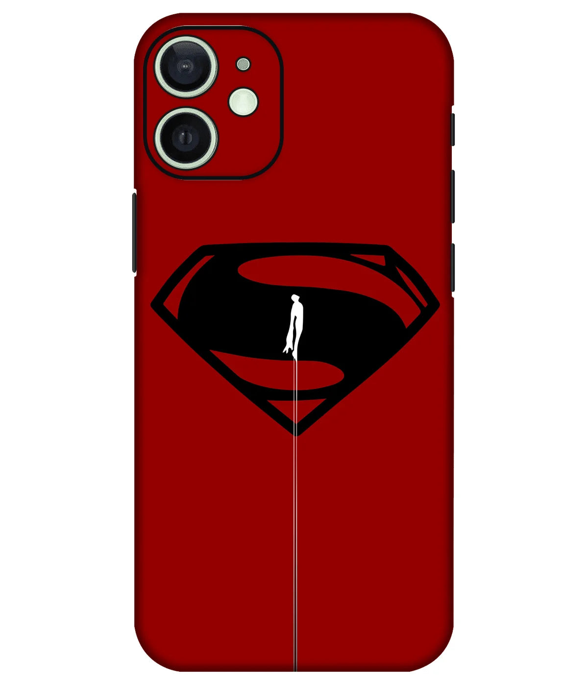 Image of a phone case featuring a mobile skin with a graphic design.