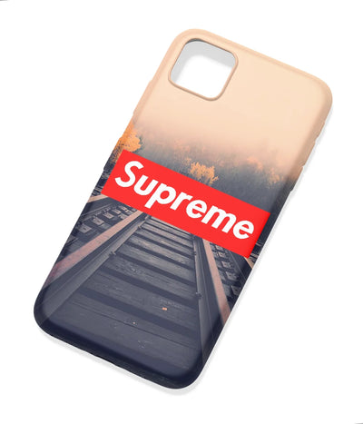 An angled view of a soft silicone case featuring a colorful design.