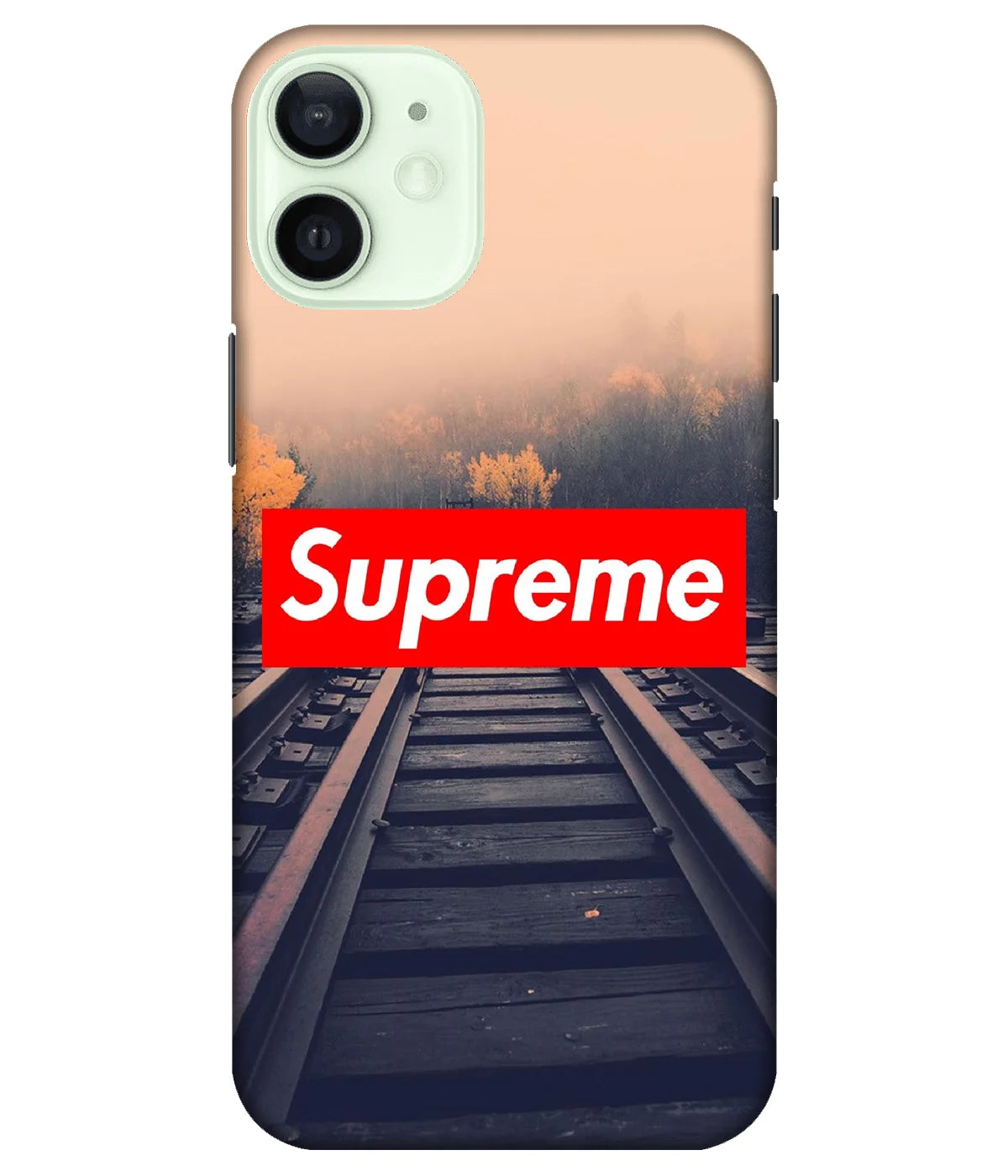 A product shot of a slim hard case with a colorful design.