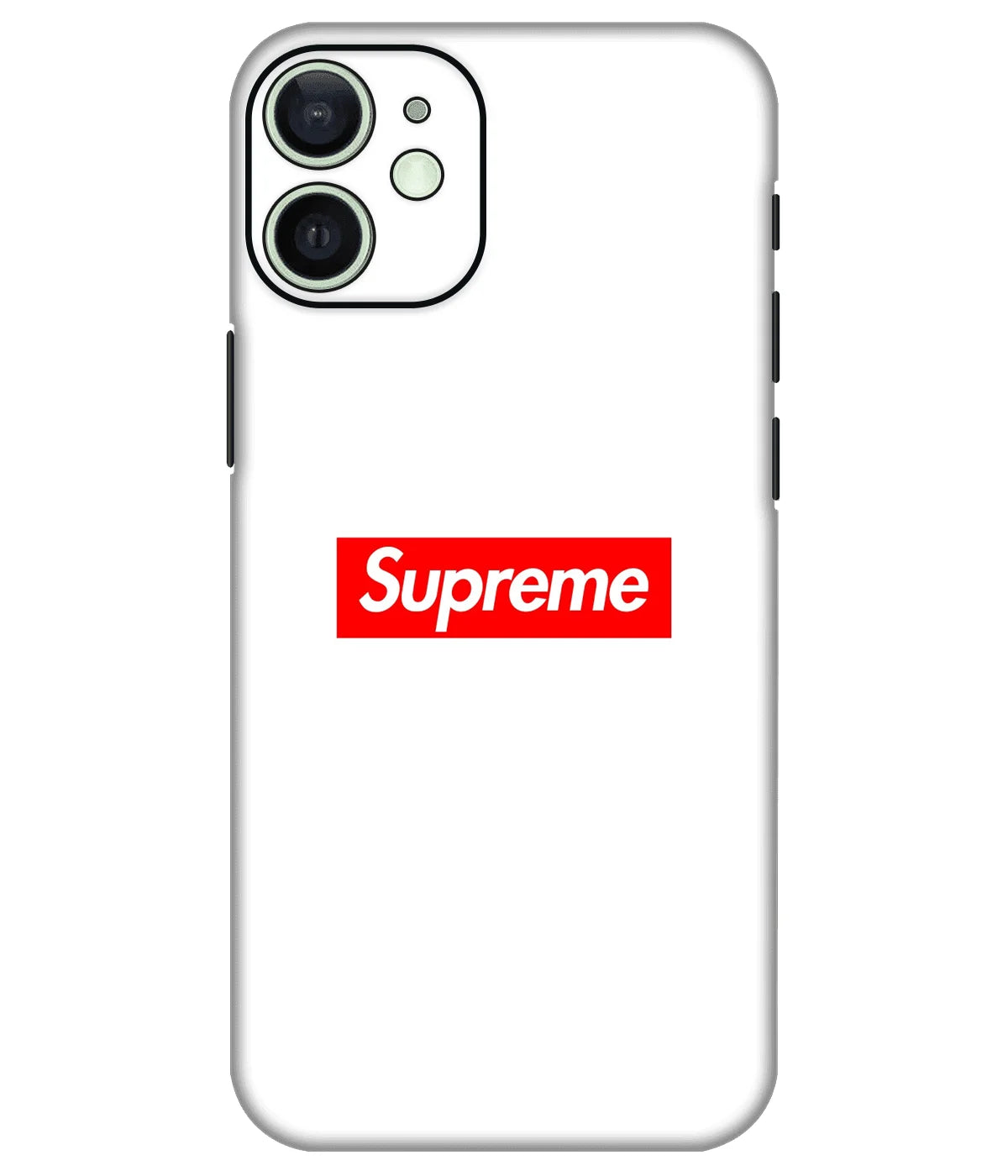 Image of a phone case featuring a mobile skin with a graphic design.