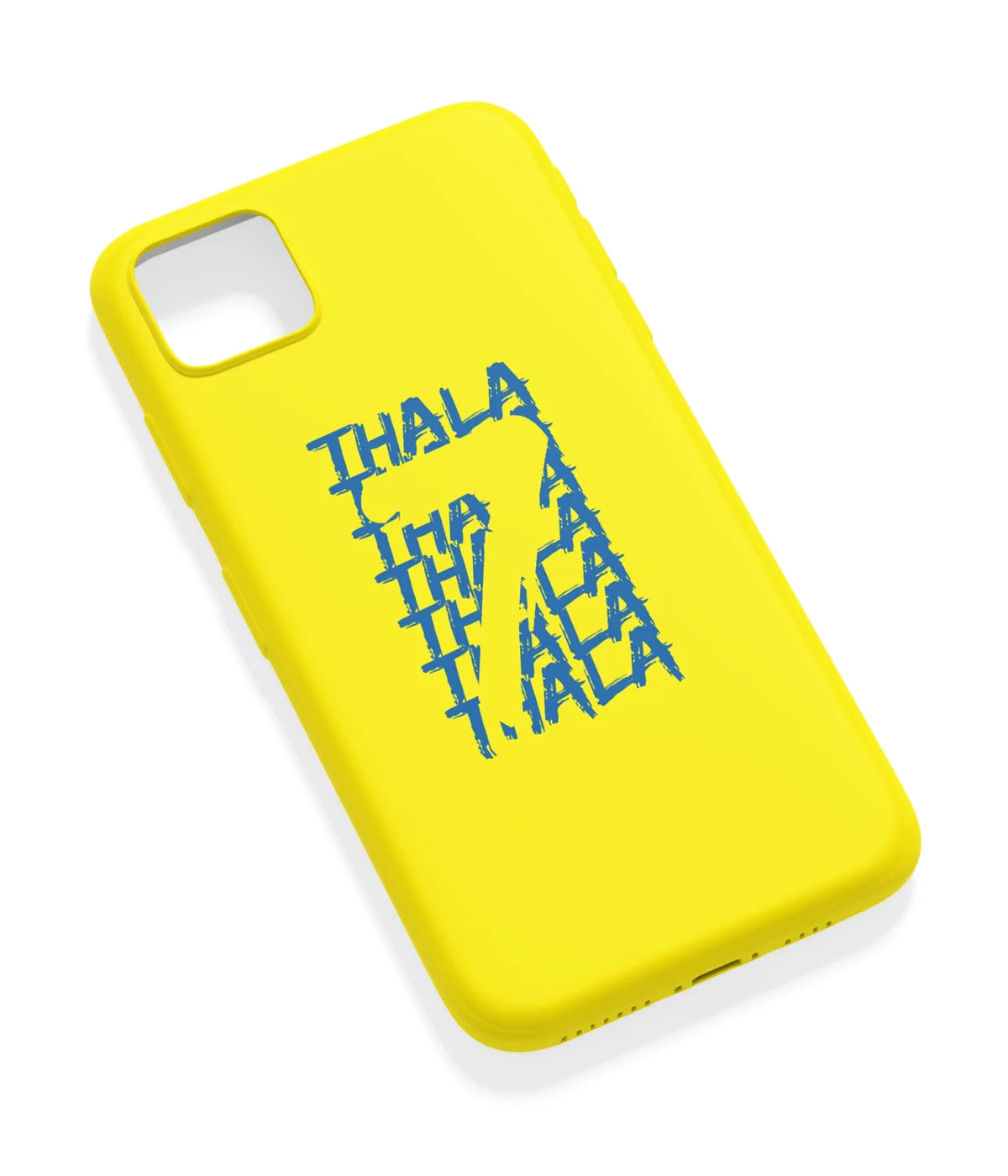 An angled view of a soft silicone case featuring a vibrant design.