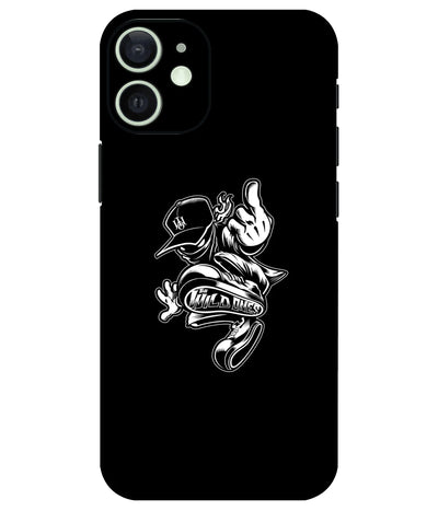 Image of a phone case featuring a mobile skin with a graphic design.