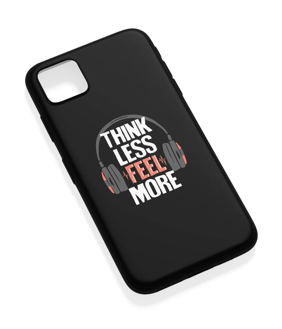 An angled view of a soft silicone case featuring a vibrant design.